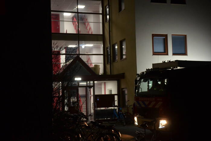 Brandweer ventileert studentencomplex na mogelijke brand