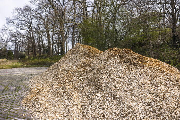 Opnieuw broei in houtsnippers op parkeerplaats Birkhoven