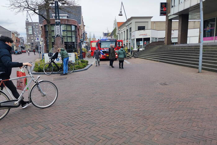 Chinees restaurant geventileerd na brand in steeg