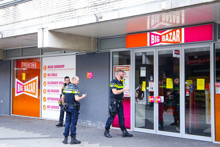 Overval op voordeelwinkel Big Bazaar