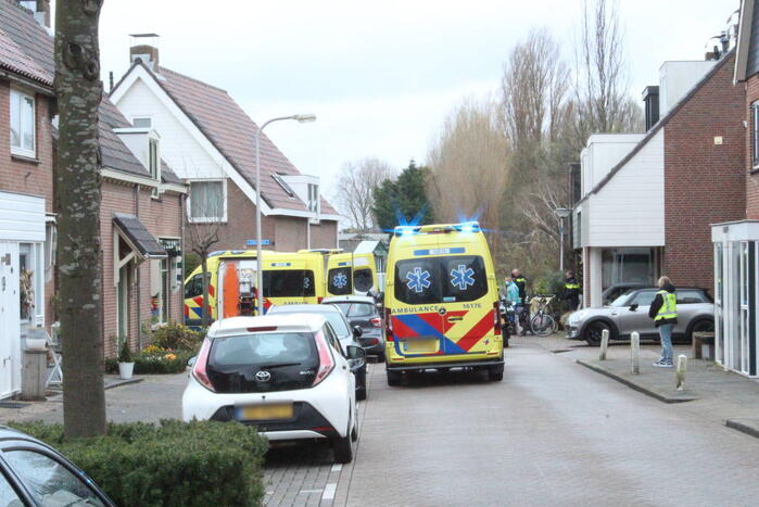 Traumahelikopter landt in woonwijk