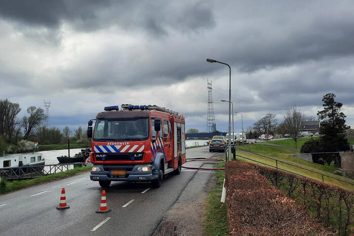 Weg afgesloten vanwege gaslekkage