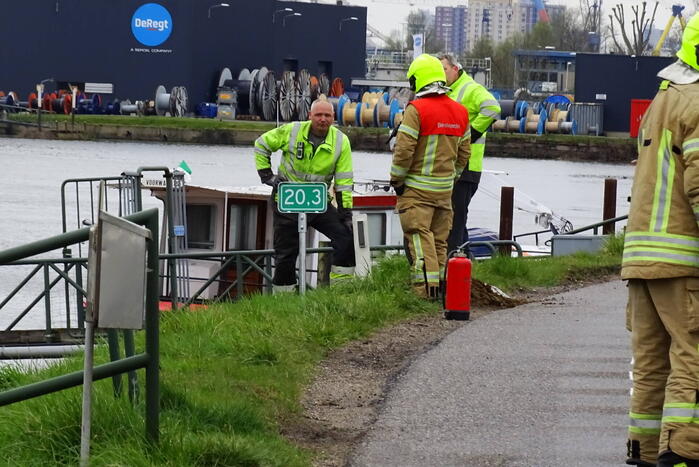 Weg afgesloten vanwege gaslekkage