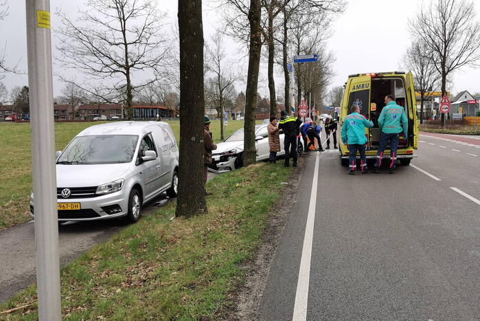 Schade bij aanrijding op kruising