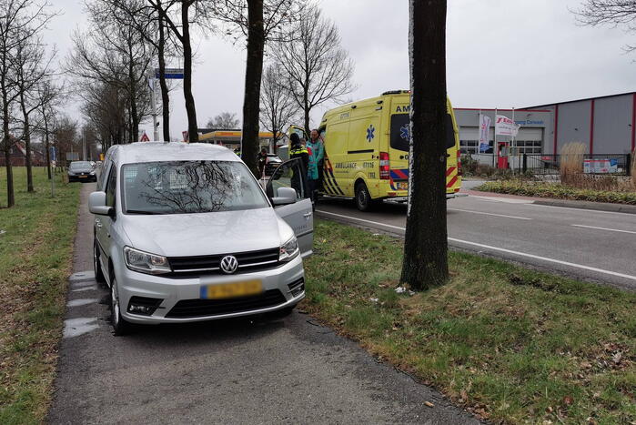 Schade bij aanrijding op kruising