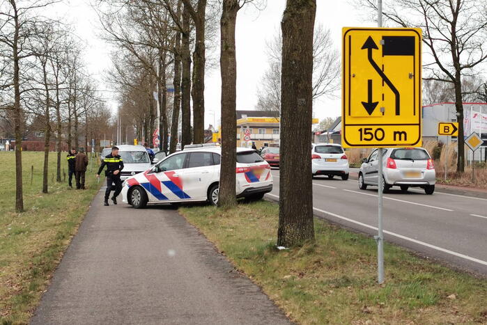 Schade bij aanrijding op kruising