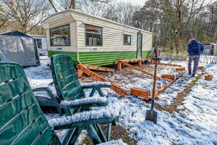Voorjaarsschoonmaak in de sneeuw