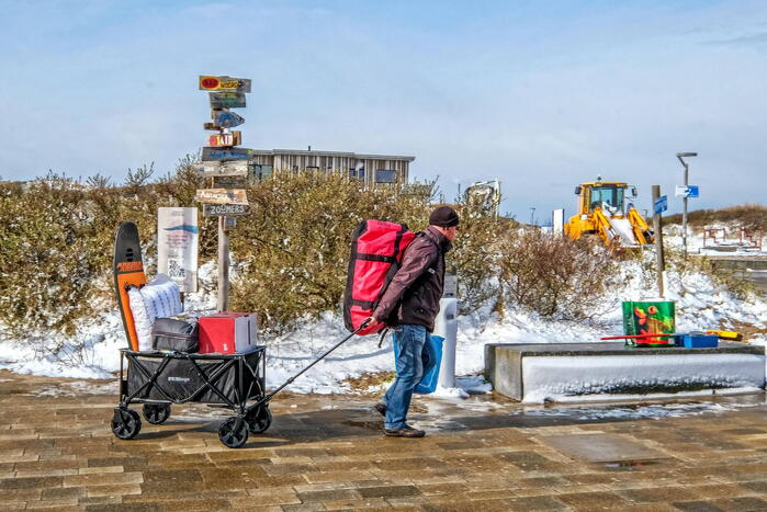 Voorjaarsschoonmaak in de sneeuw