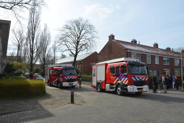 Brand in keuken van woning in Jan van Scorelbuurt