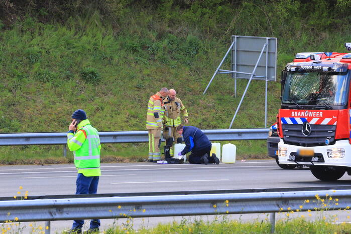 Snelweg afgesloten na politieachtervolging