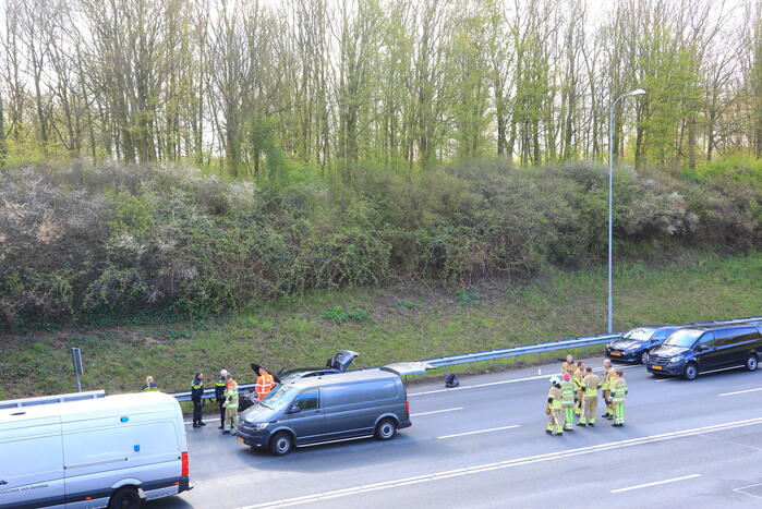 Snelweg afgesloten na politieachtervolging