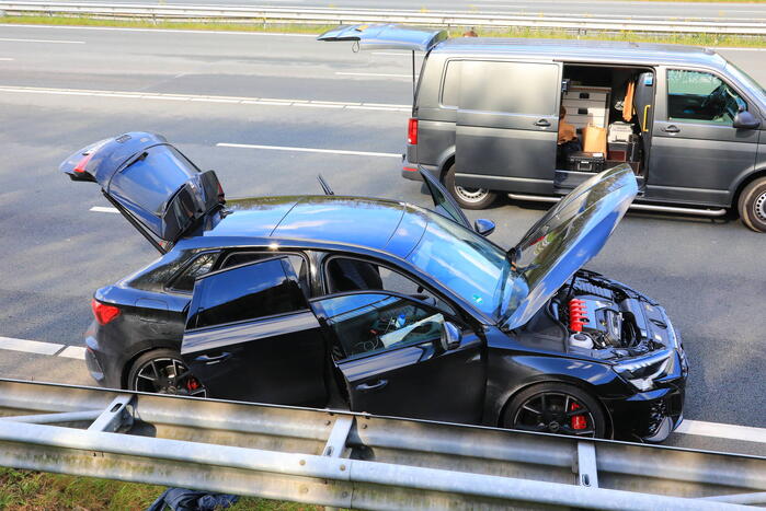 Snelweg afgesloten na politieachtervolging