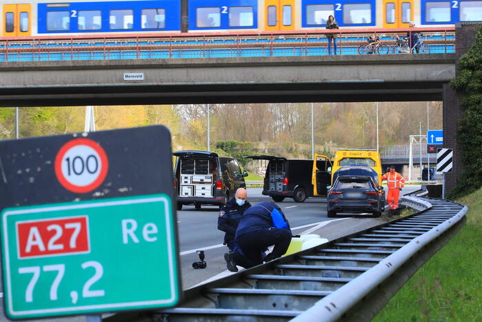 Snelweg afgesloten na politieachtervolging