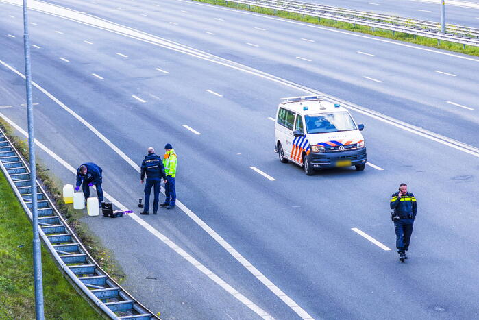 Snelweg afgesloten na politieachtervolging