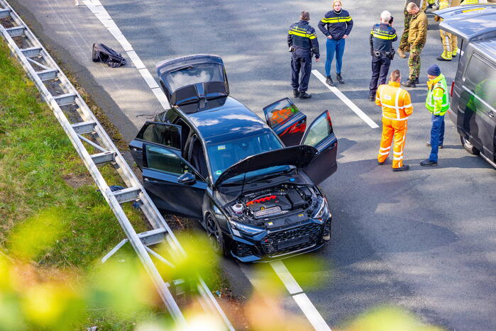 Snelweg afgesloten na politieachtervolging