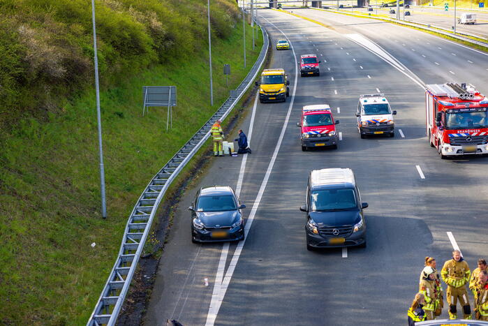 Snelweg afgesloten na politieachtervolging