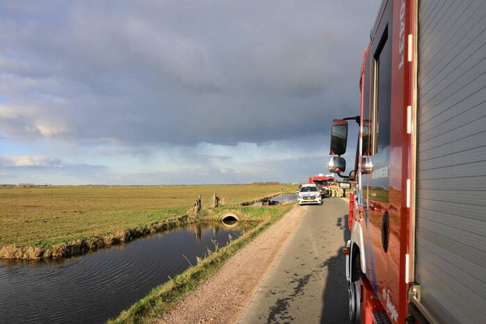 Auto gevonden in sloot