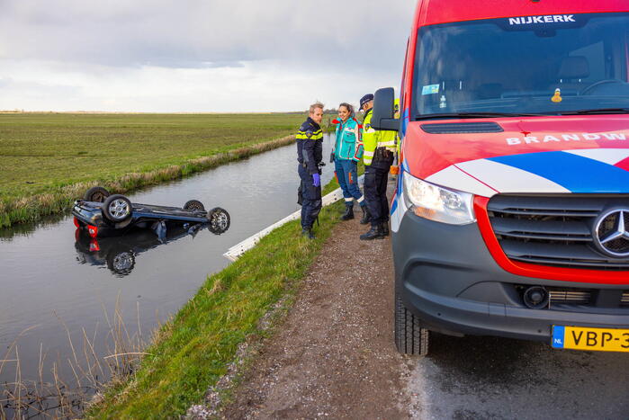 Auto gevonden in sloot