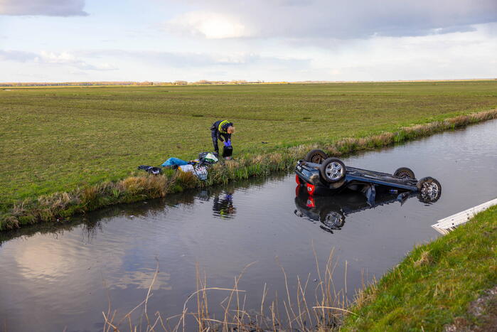 Auto gevonden in sloot