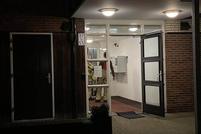 Brandweer controleert appartement op brand