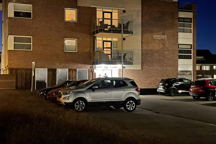 Brandweer controleert appartement op brand