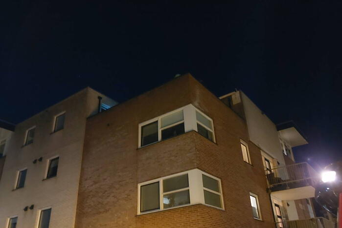 Brandweer controleert appartement op brand