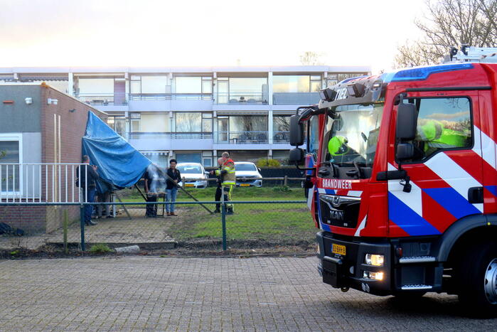 Barbecue zorgt voor brandweerinzet
