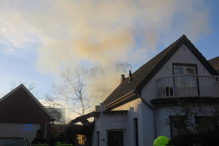 Schuur verwoest vanwege brand