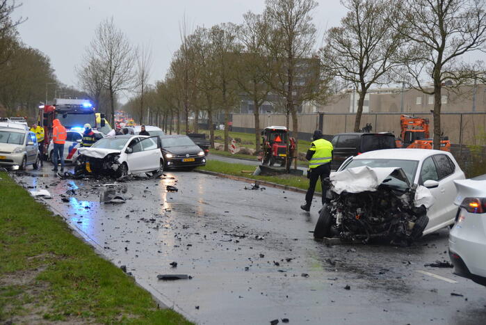 Flinke ravage na aanrijding