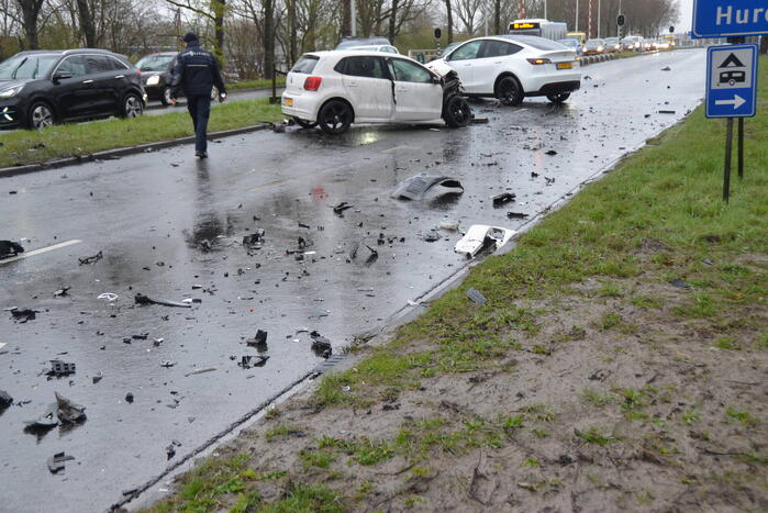 Flinke ravage na aanrijding