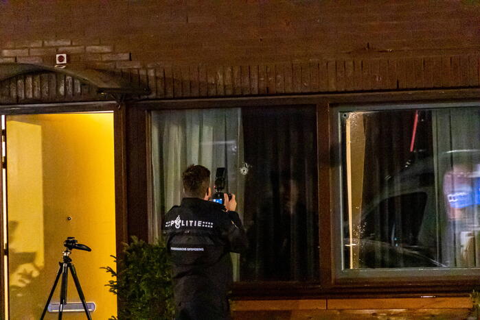 Woning meerdere keren beschoten