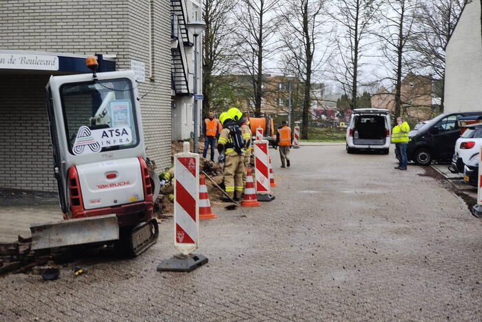 Gaslekkage bij aanleg van glasvezelkabel
