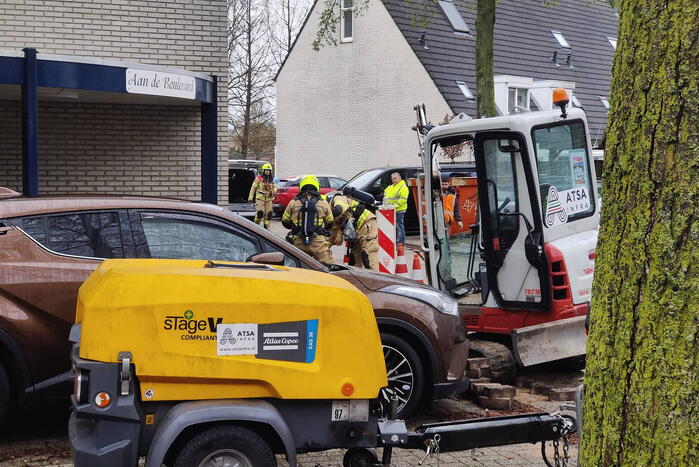 Gaslekkage bij aanleg van glasvezelkabel