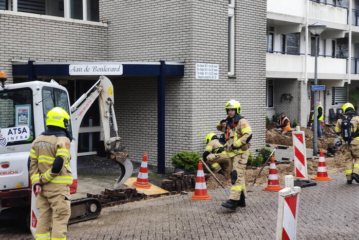 Gaslekkage bij aanleg van glasvezelkabel