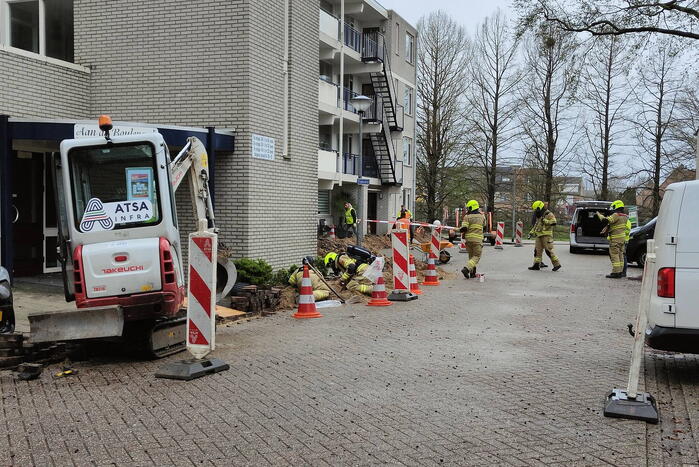 Gaslekkage bij aanleg van glasvezelkabel