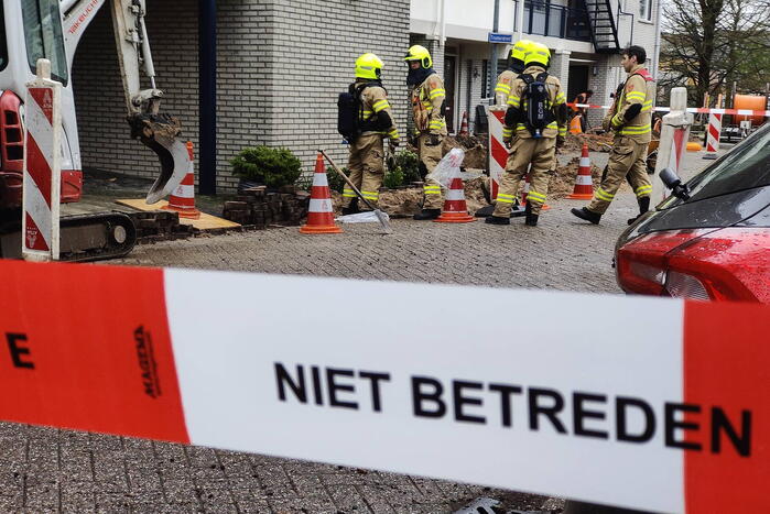 Gaslekkage bij aanleg van glasvezelkabel