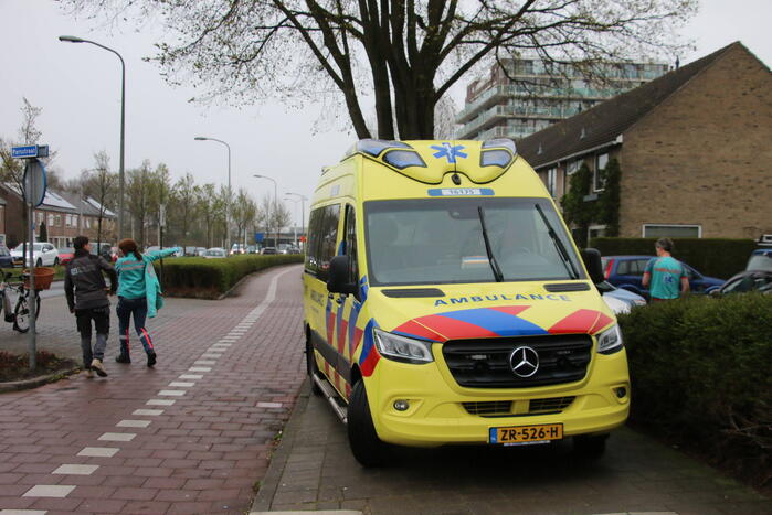Fietser geschept door automobilist