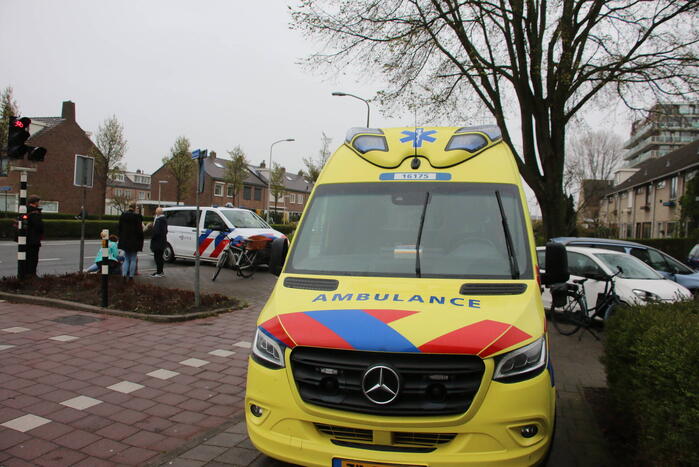 Fietser geschept door automobilist