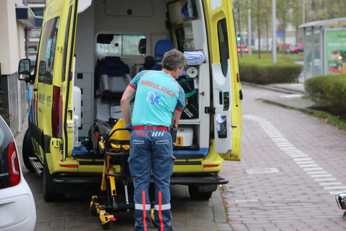 Fietser geschept door automobilist