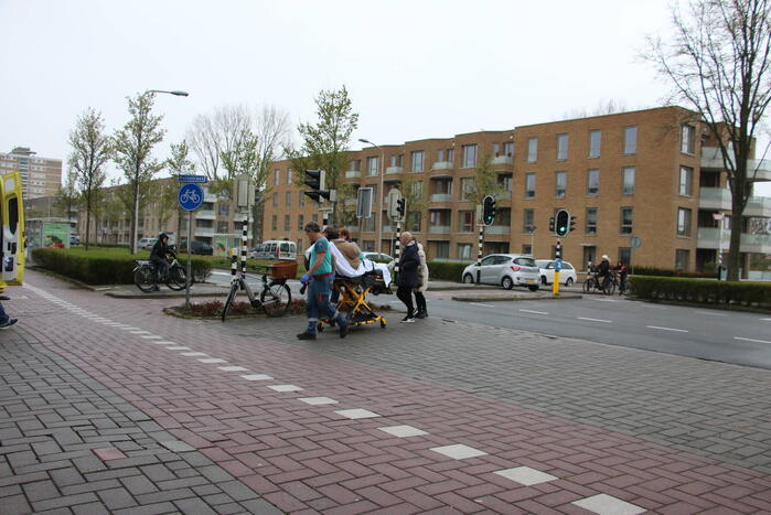 Fietser geschept door automobilist