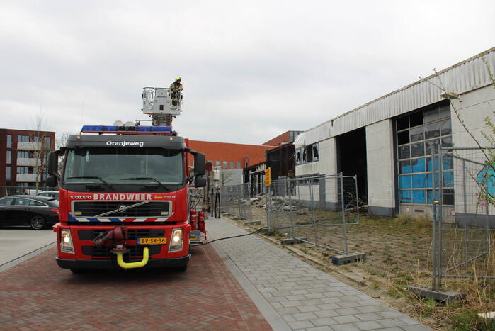 Opnieuw brand in afgebrand pand