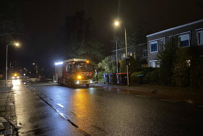 Beginnende brand snel onder controle