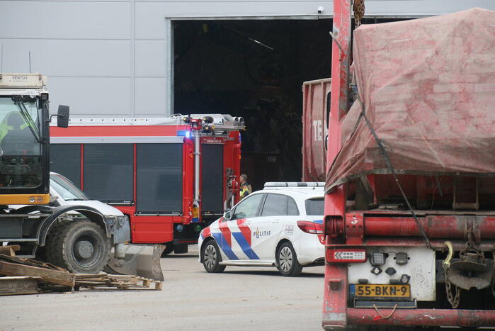 Brand Ten Brinke Recycling door medewerkers geblust