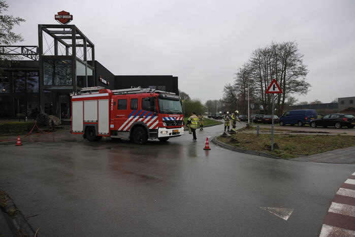 Gaslekkage ontstaan bij werkzaamheden