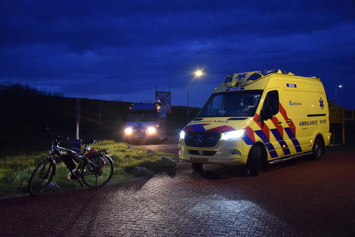 Fietser gewond na valpartij