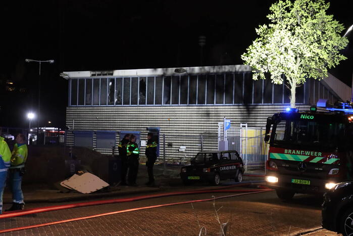 Grote brand bij afvalverwerkingsbedrijf
