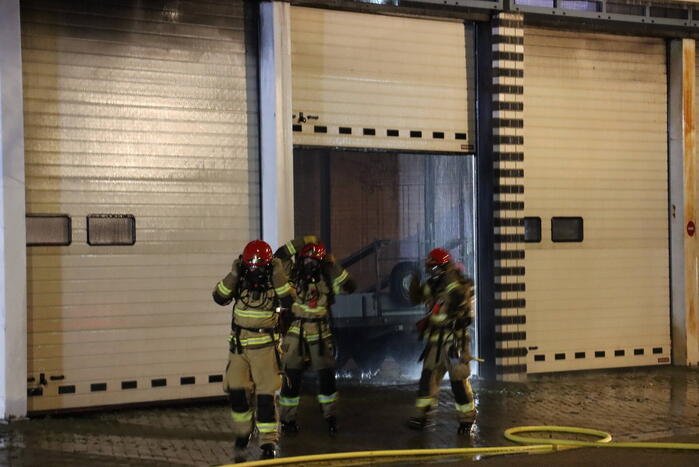 Grote brand bij afvalverwerkingsbedrijf