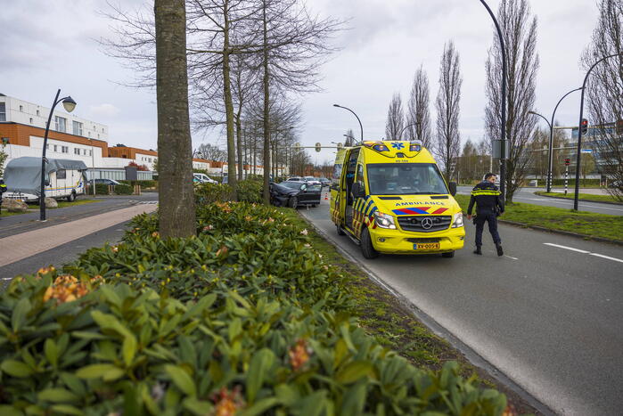 Auto vliegt uit de bocht en botst op boom