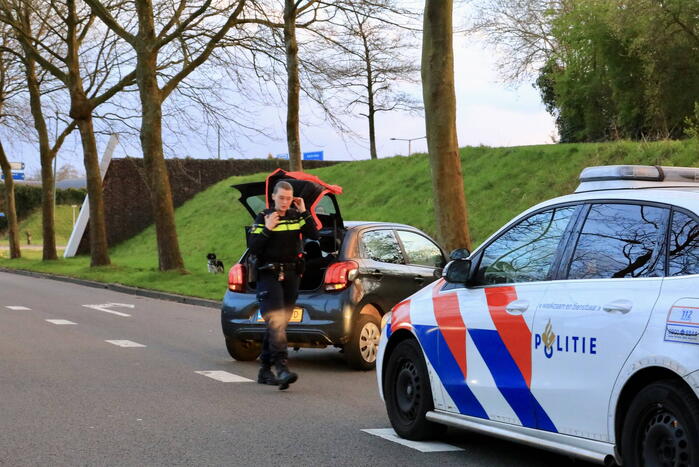 Automobilist botst tegen boom