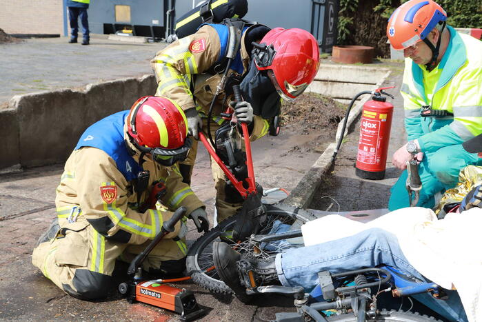 Gemeentewerf decor voor vaardigheidstoetsen